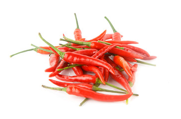 chilli peper  on white background