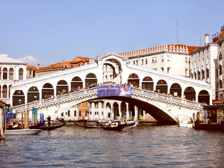 Fototapeta premium Retro look Venice