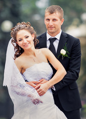 beautiful wedding couple