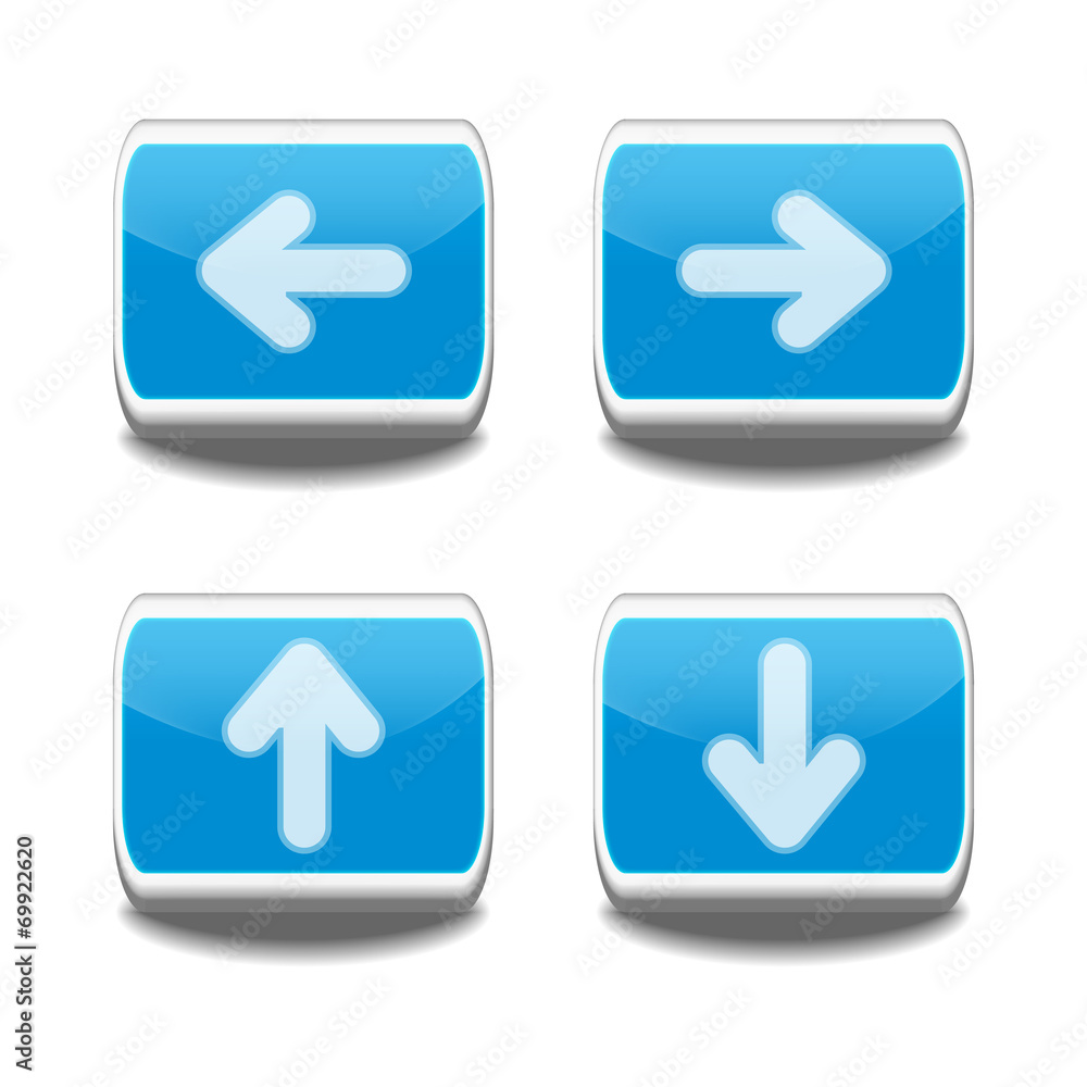 Poster vector arrow buttons