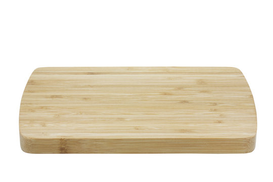 Holzbrettchen auf wei&szlig;em Hintergrund