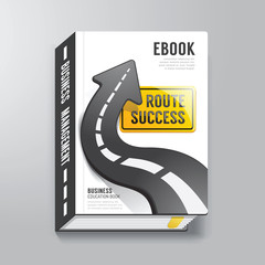 Book Cover Design Template Business Concept