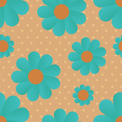 daisy retro background