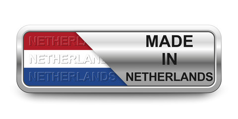 Made in Netherlands Button