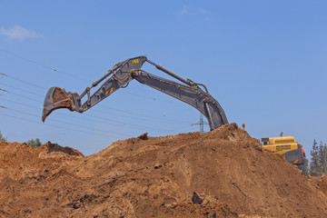 Paving a new road.
