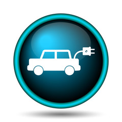 Electric car icon