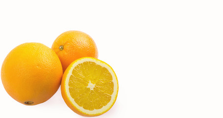 Two and half oranges