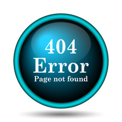 Fototapeta premium 404 error icon