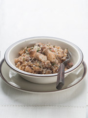 Risotto with mushroom