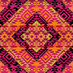 Ethnic ornamental pattern - 69929222
