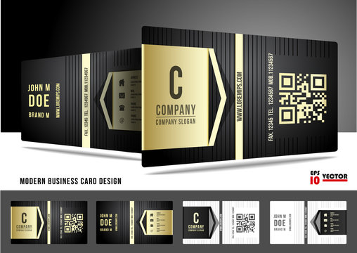 Modern business card design