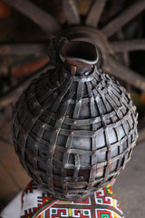 Traditional homemade jug