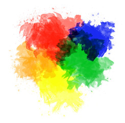 Farbkleckse Hintergrund