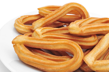 churros typical of Spain