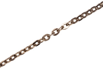 Silver plated chain detail