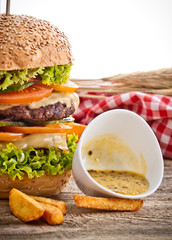 Burger And Fries Burger And Fries 