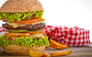 Burger And Fries Burger And Fries 