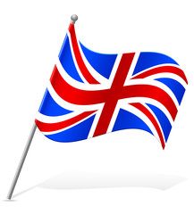 flag of United Kingdom vector illustration