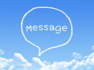 speech bubbles cloud shape