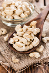 Obraz na płótnie Canvas Dried Cashew Nuts