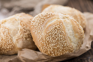 Homemade Sesame Buns