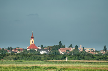 Church and houses