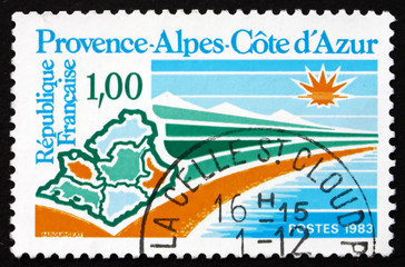 Postage stamp France 1983 Provence-Alpes-Cote d’Azur