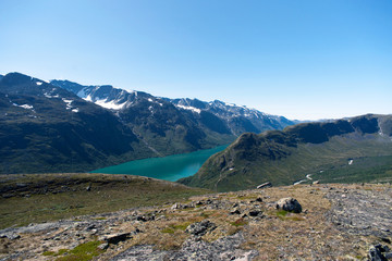 Besseggen Ridge in Jotunheimen National Park, Norway