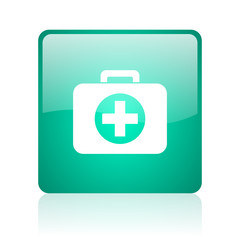 Obraz premium first aid internet icon