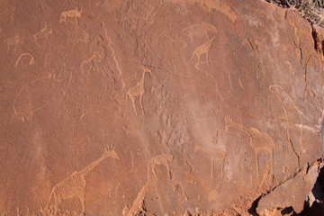 Twyfelfontein Namibia incisioni Damaraland