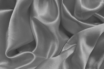 Fototapeta na wymiar Texture gray satin, silk background