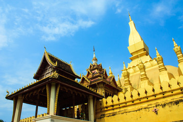 Fototapeta na wymiar Pha That Luang , Vientian , Loas