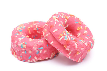 Obraz na płótnie Canvas pink donuts