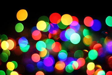 christmas lights background