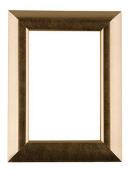 Empty frame isolated on white