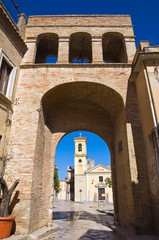 Fototapeta na wymiar Porta degli Zingari.Torremaggiore. Puglia. Italy.