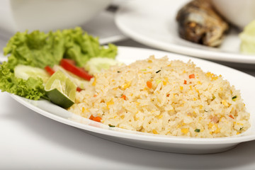 Fried rice with crab