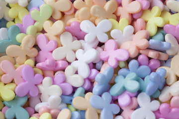 Colorful Butterfly bead background