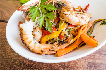 delicious fried shrimp