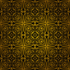 Seamless dark ornament