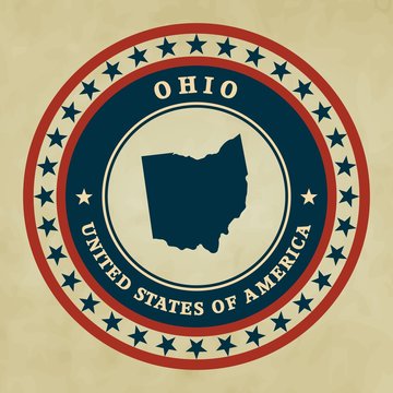 Vintage label Ohio