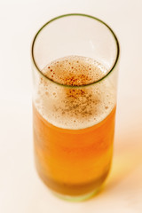 glass of cold beer