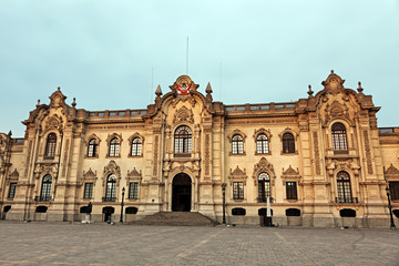 Fototapeta premium Palacio de Gobierno - Plaza Mayor, Lima