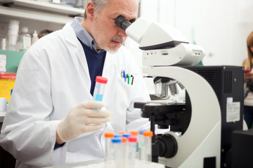 Scientist working in a laboratory