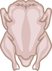 Raw chicken