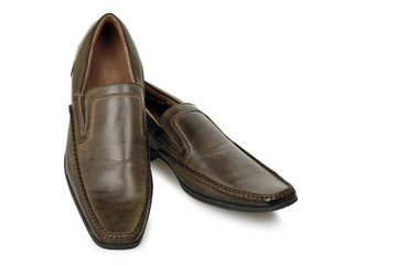 brown shoes