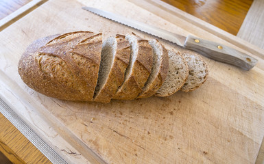 Crusty Wholewheat Bread