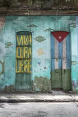 Papier Peint photo Lavable Caraïbes Vive Cuba libre