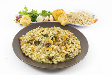 Risotto with mushrooms