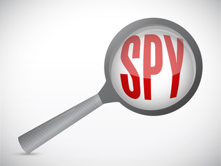 spy magnify illustration design